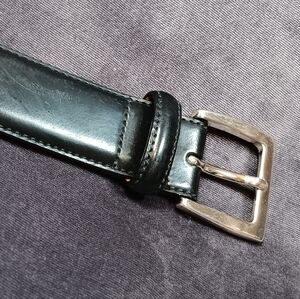 Men's Coach Black Leather Belt Size 40